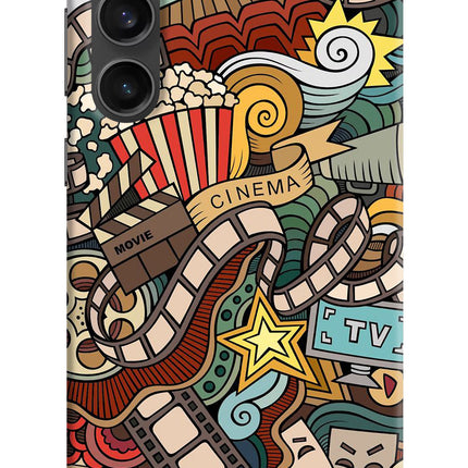 Cinema Abstract Samsung S23 FE 5G Hard Case Back Cover by Casekaro