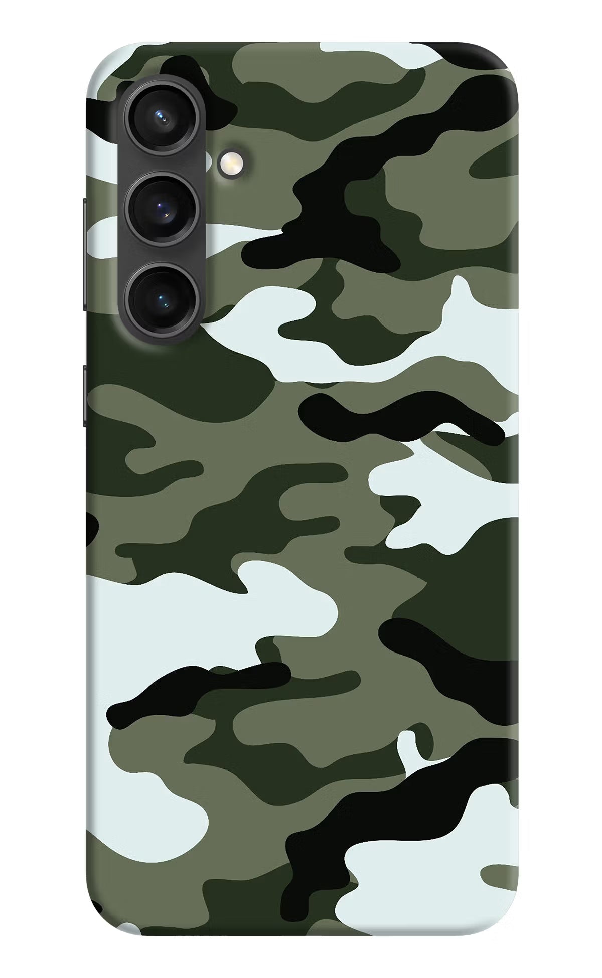 Camouflage Samsung S23 FE 5G Hard Case Back Cover by Casekaro