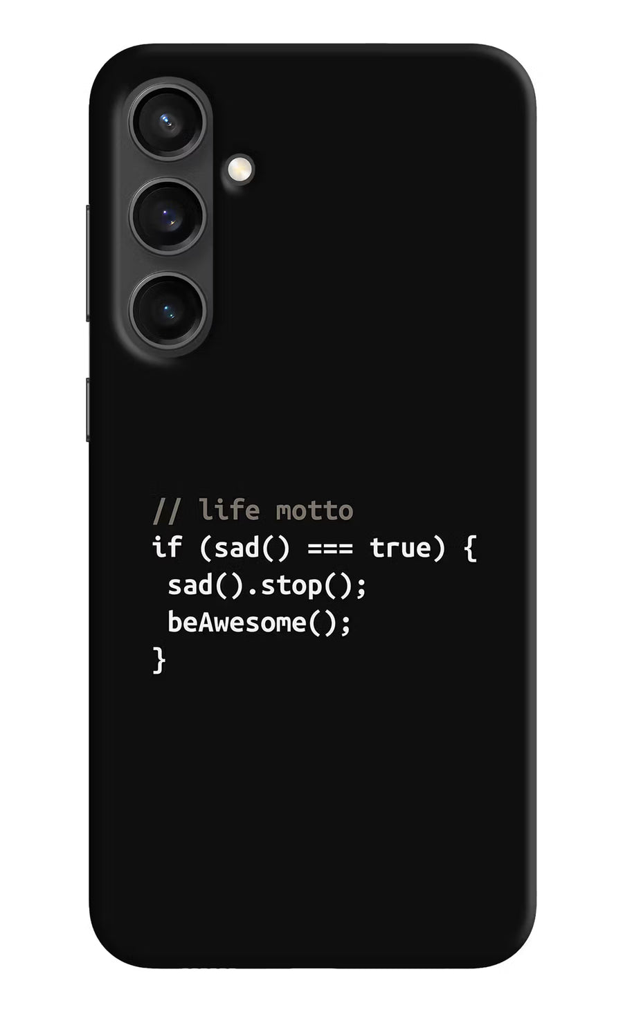 Life Motto Code Samsung S23 FE 5G Back Cover, Hard case