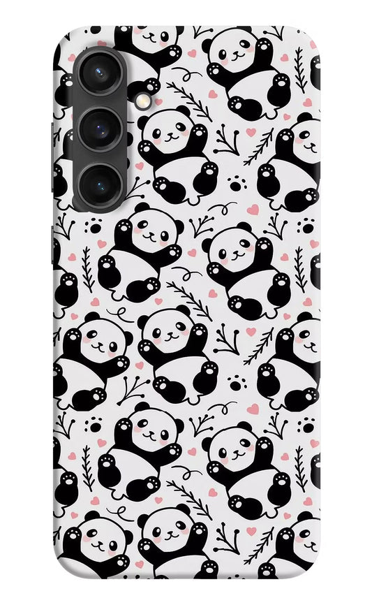 Cute Panda Samsung S23 FE 5G Hard Case Back Cover by Casekaro