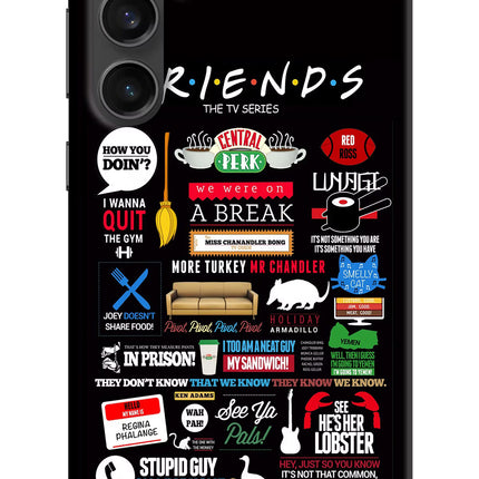 FRIENDS Samsung S23 FE 5G Hard Case Back Cover by Casekaro