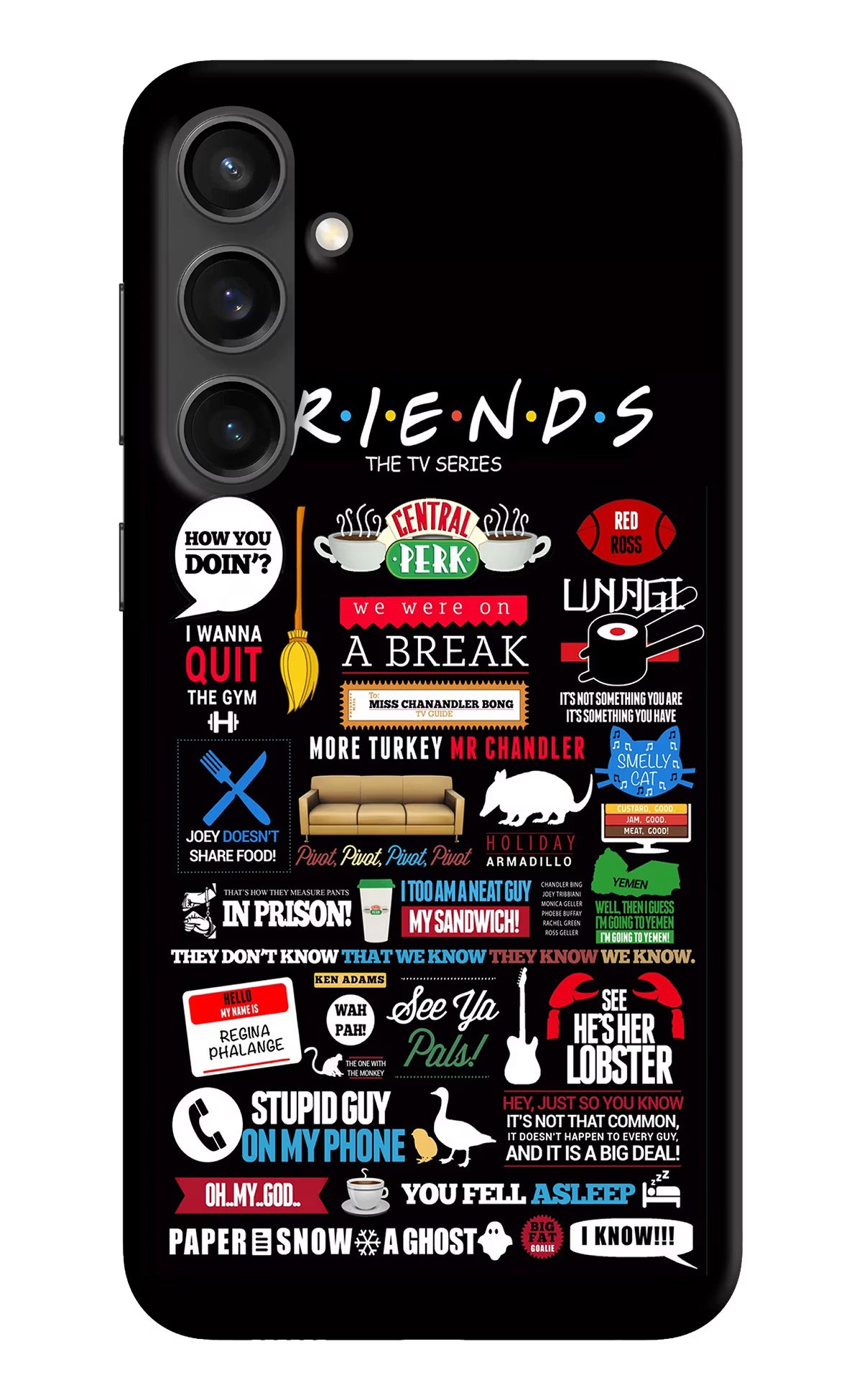 FRIENDS Samsung S23 FE 5G Hard Case Back Cover by Casekaro