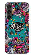 Music Graffiti Samsung S23 FE 5G Hard Case Back Cover by Casekaro