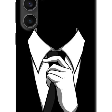 Black Tie Samsung S23 FE 5G Hard Case Back Cover by Casekaro