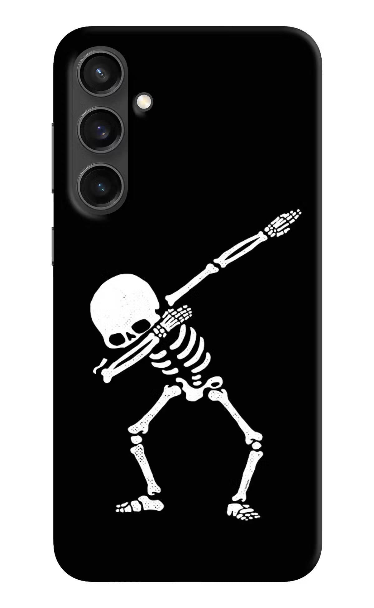 Dabbing Skeleton Art Samsung S23 FE 5G Hard Case Back Cover by Casekaro