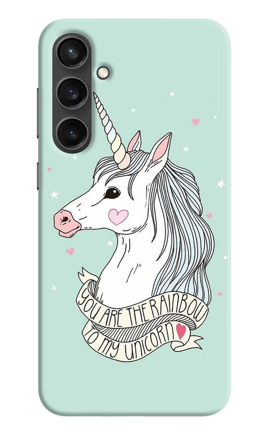 Unicorn Wallpaper Samsung S23 FE 5G Hard Case Back Cover by Casekaro