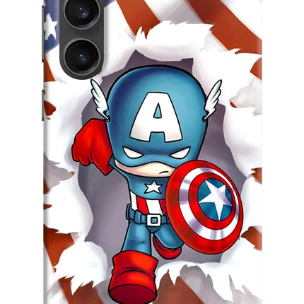 Captain America Samsung S23 FE 5G Hard Case Back Cover by Casekaro