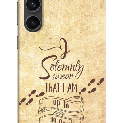 I Solemnly swear that i up to no good Samsung S23 FE 5G Hard Case Back Cover by Casekaro