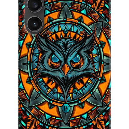 Angry Owl Art Samsung S23 FE 5G Hard Case Back Cover by Casekaro