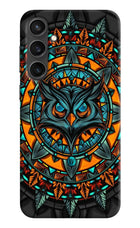 Angry Owl Art Samsung S23 FE 5G Hard Case Back Cover by Casekaro