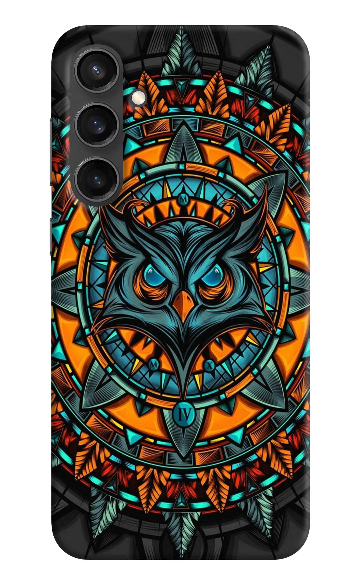 Angry Owl Art Samsung S23 FE 5G Hard Case Back Cover by Casekaro