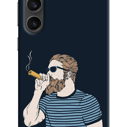 Smoking Samsung S23 FE 5G Hard Case Back Cover by Casekaro