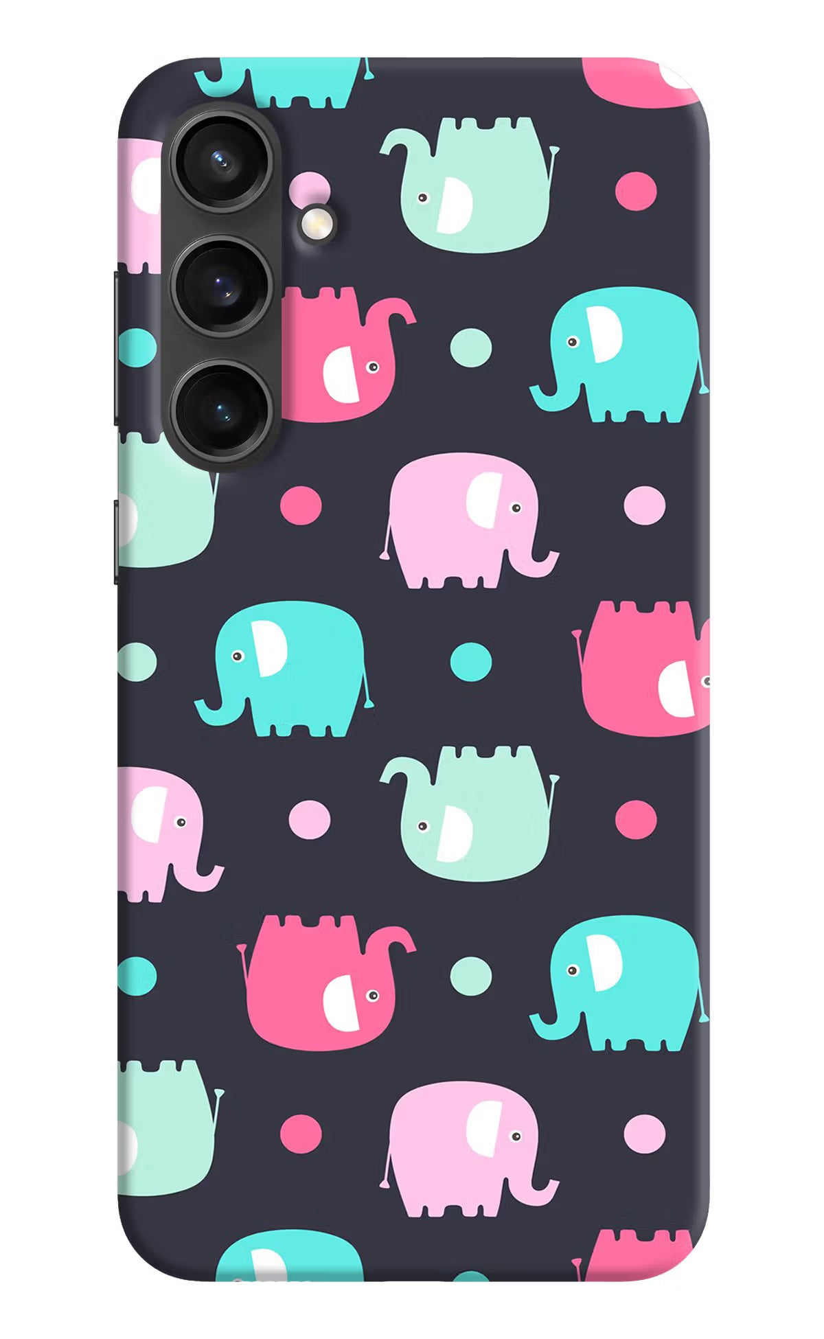 Elephants Samsung S23 FE 5G Hard Case Back Cover by Casekaro