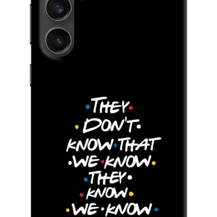 FRIENDS Dialogue Samsung S23 FE 5G Hard Case Back Cover by Casekaro