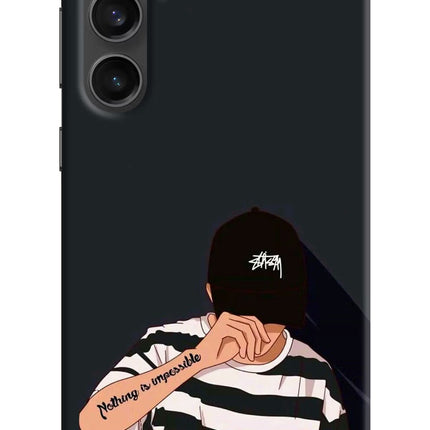 Aesthetic Boy Samsung S23 FE 5G Hard Case Back Cover by Casekaro