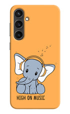 High On Music Samsung S23 FE 5G Hard Case Back Cover by Casekaro