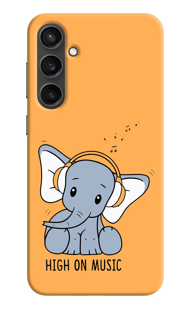 High On Music Samsung S23 FE 5G Hard Case Back Cover by Casekaro