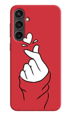 Korean Love Sign Samsung S23 FE 5G Hard Case Back Cover by Casekaro