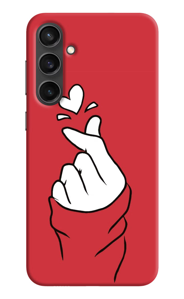 Korean Love Sign Samsung S23 FE 5G Hard Case Back Cover by Casekaro