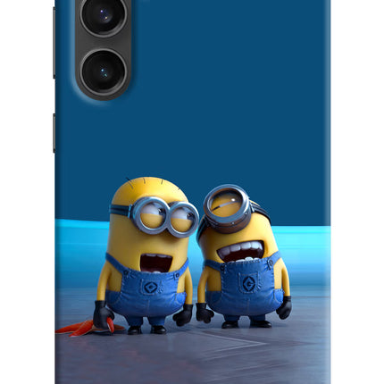 Minion Laughing Samsung S23 FE 5G Hard Case Back Cover by Casekaro