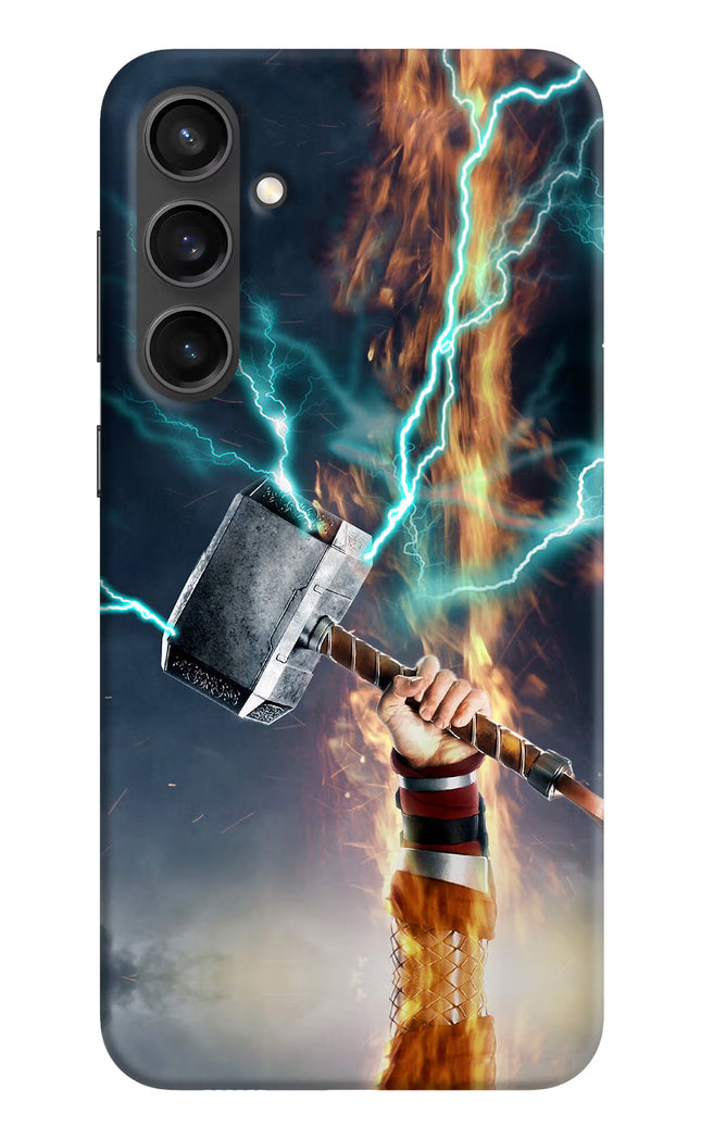 Thor Hammer Mjolnir Samsung S23 FE 5G Hard Case Back Cover by Casekaro