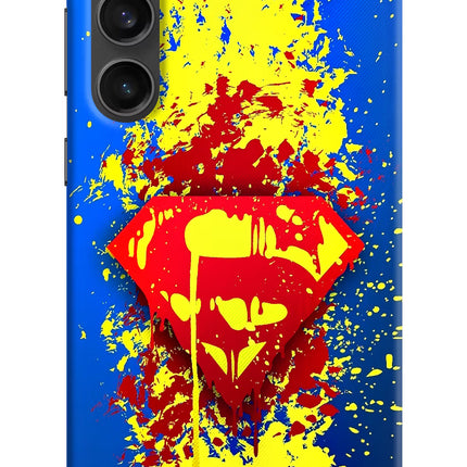 Superman logo Samsung S23 FE 5G Hard Case Back Cover by Casekaro