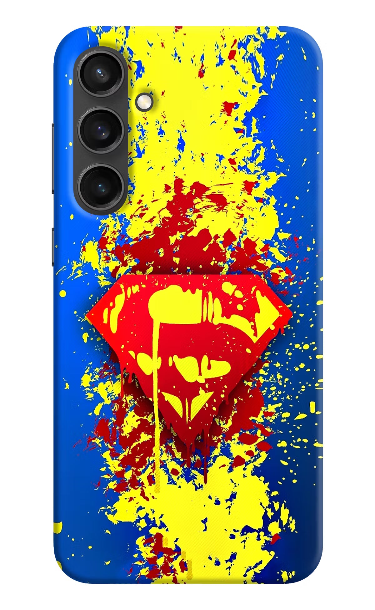 Superman logo Samsung S23 FE 5G Hard Case Back Cover by Casekaro