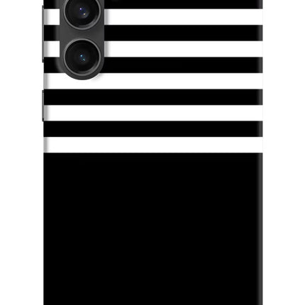 Black and White Print Samsung S23 FE 5G Hard Case Back Cover by Casekaro