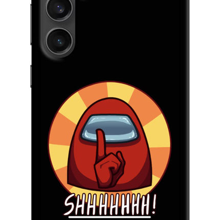 Among Us Shhh! Samsung S23 FE 5G Hard Case Back Cover by Casekaro