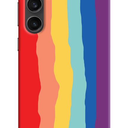 Rainbow Samsung S23 FE 5G Hard Case Back Cover by Casekaro