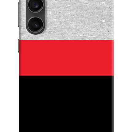 Tri Color Pattern Samsung S23 FE 5G Hard Case Back Cover by Casekaro