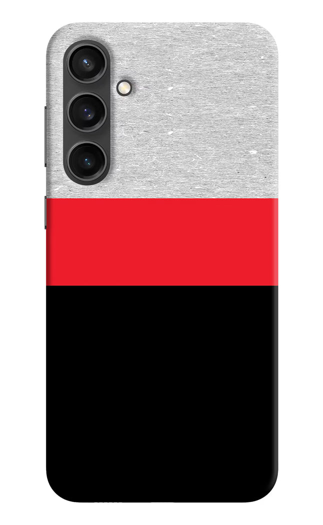 Tri Color Pattern Samsung S23 FE 5G Hard Case Back Cover by Casekaro