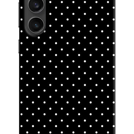 White Dots Samsung S23 FE 5G Hard Case Back Cover by Casekaro