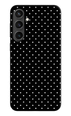 White Dots Samsung S23 FE 5G Hard Case Back Cover by Casekaro
