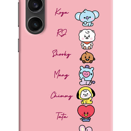 BTS names Samsung S23 FE 5G Hard Case Back Cover by Casekaro