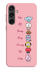 BTS names Samsung S23 FE 5G Hard Case Back Cover by Casekaro