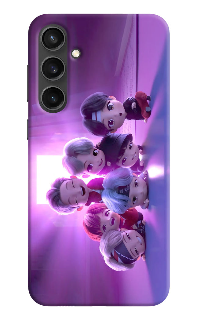 BTS Chibi Samsung S23 FE 5G Hard Case Back Cover by Casekaro