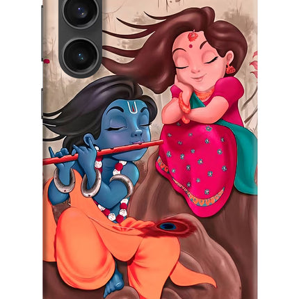 Radhe Krishna Samsung S23 FE 5G Hard Case Back Cover by Casekaro