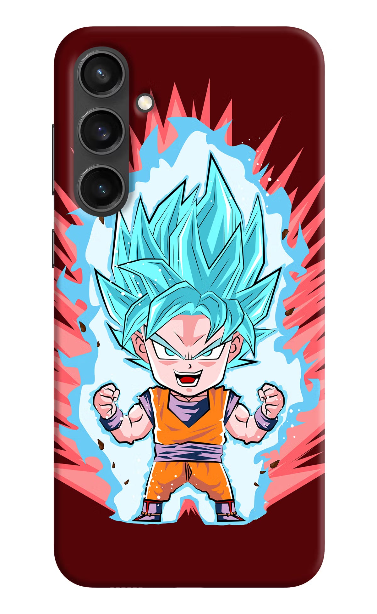 Goku Little Samsung S23 FE 5G Hard Case Back Cover by Casekaro