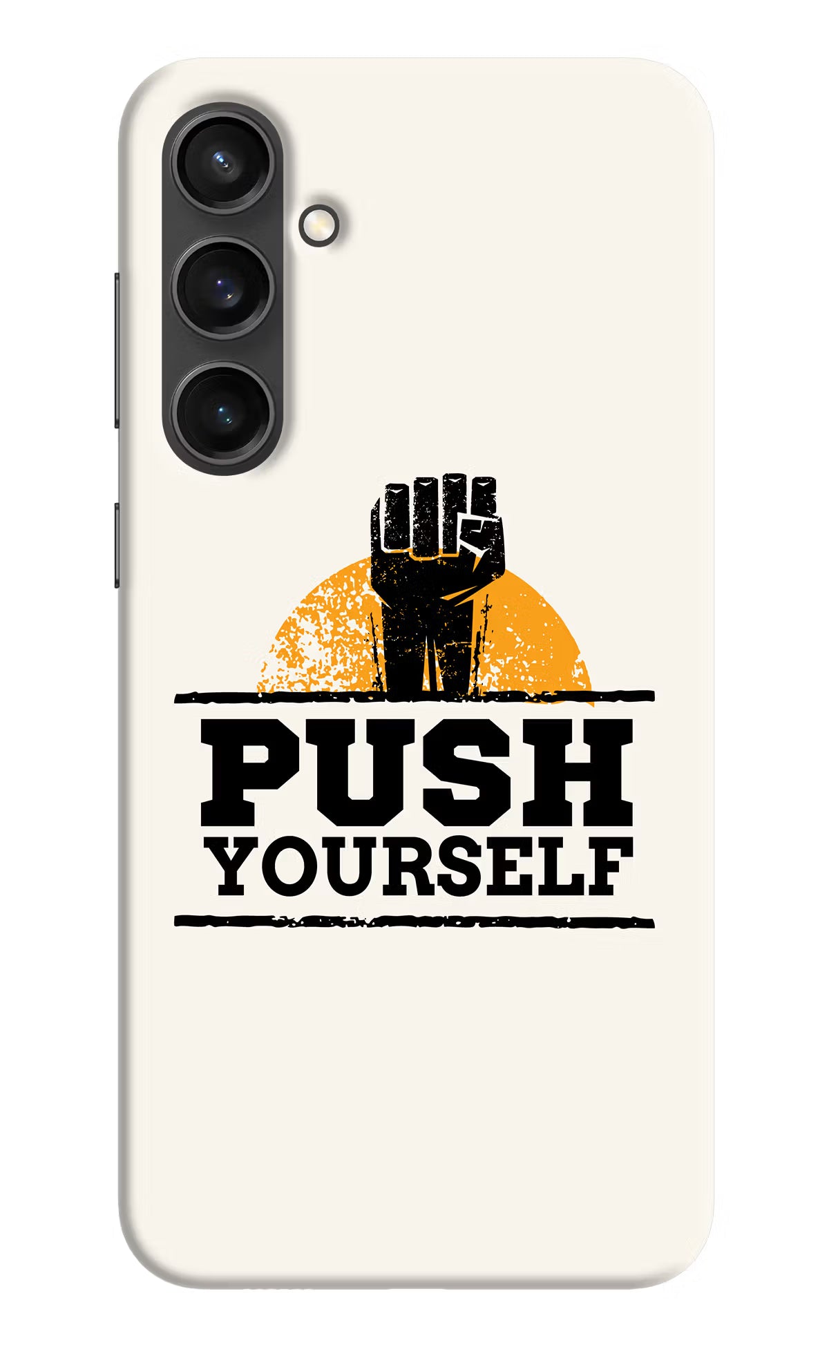 Push Yourself Samsung S23 FE 5G Hard Case Back Cover by Casekaro