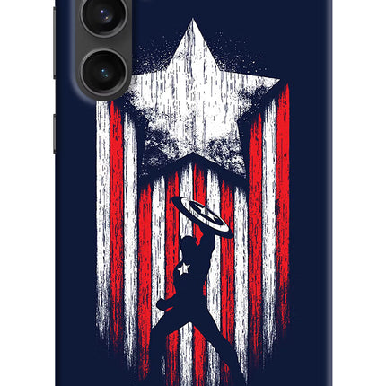 Captain America Marvel Art Samsung S23 FE 5G Hard Case Back Cover by Casekaro