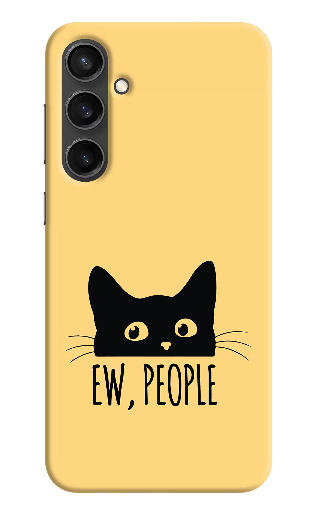 Ew People Catitude Samsung S23 FE 5G Hard Case Back Cover by Casekaro