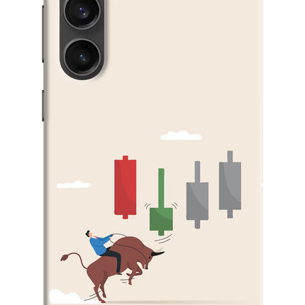 Bull Trading Momentum Samsung S23 FE 5G Hard Case Back Cover by Casekaro