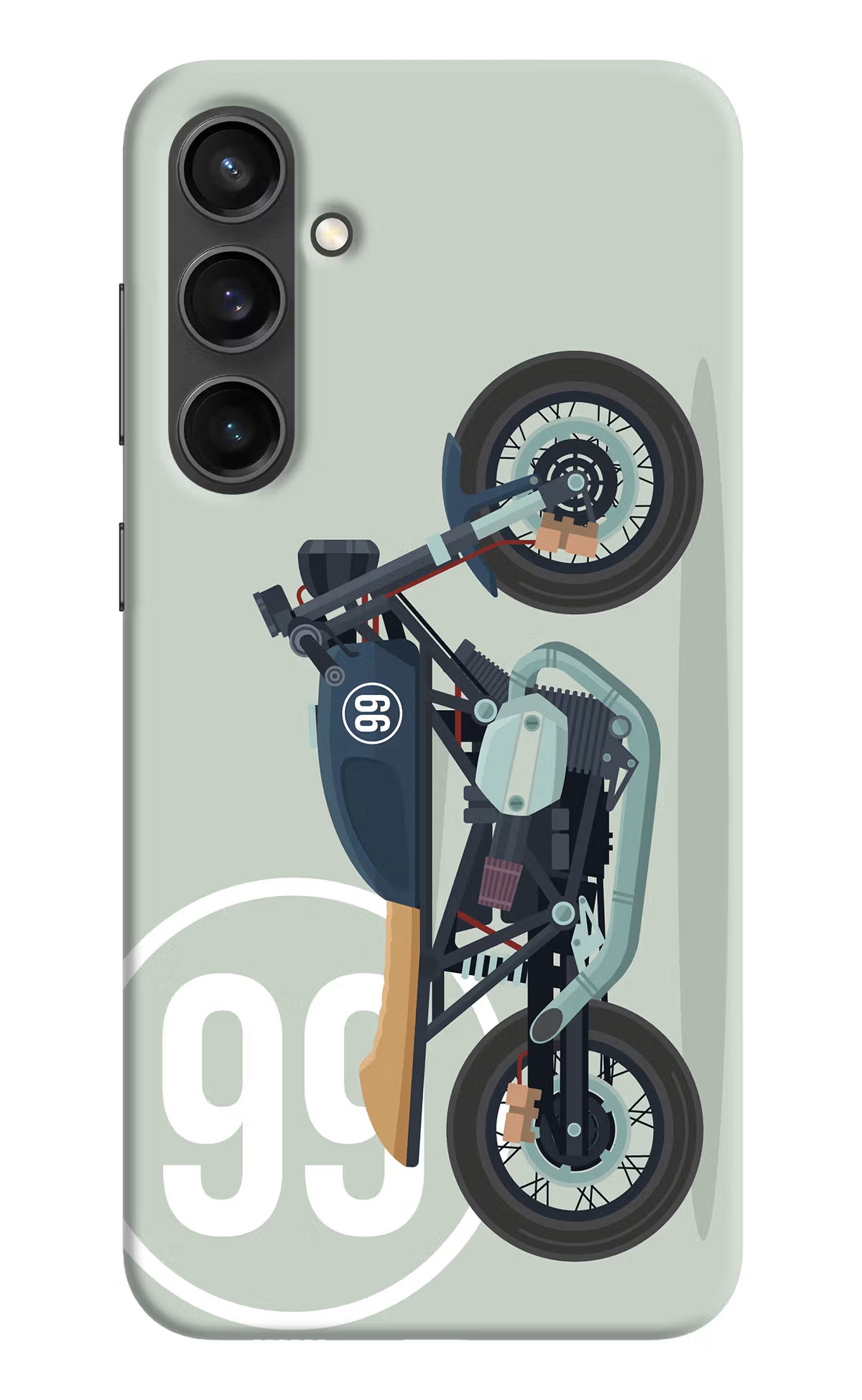 Classic Cafe Racer 99 Samsung S23 FE 5G Hard Case Back Cover by Casekaro