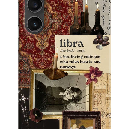 Libra Zodiac Samsung S23 FE 5G Hard Case Back Cover by Casekaro