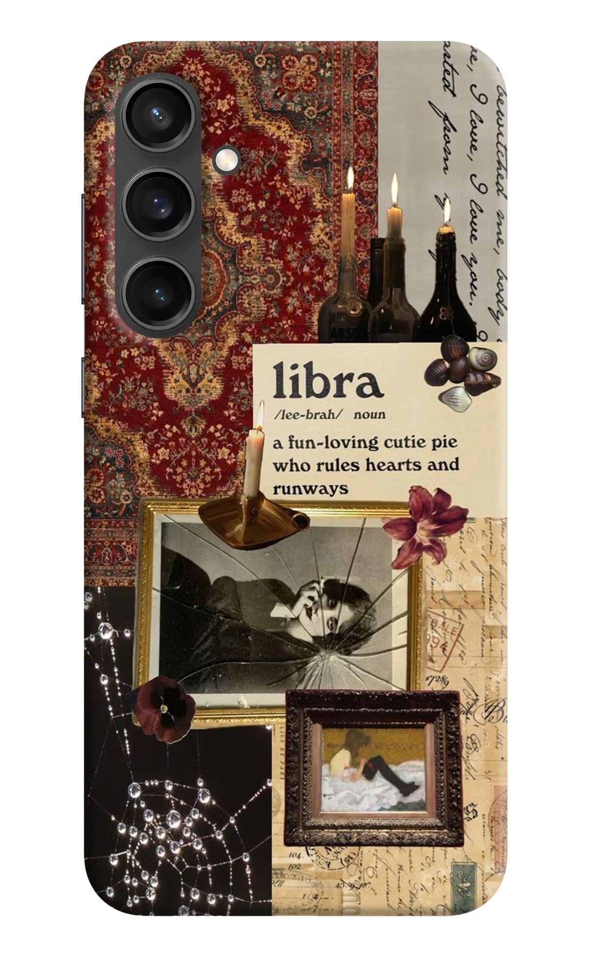 Libra Zodiac Samsung S23 FE 5G Hard Case Back Cover by Casekaro