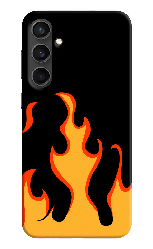 Fired Up – Black Samsung S23 FE 5G Hard Case Back Cover by Casekaro