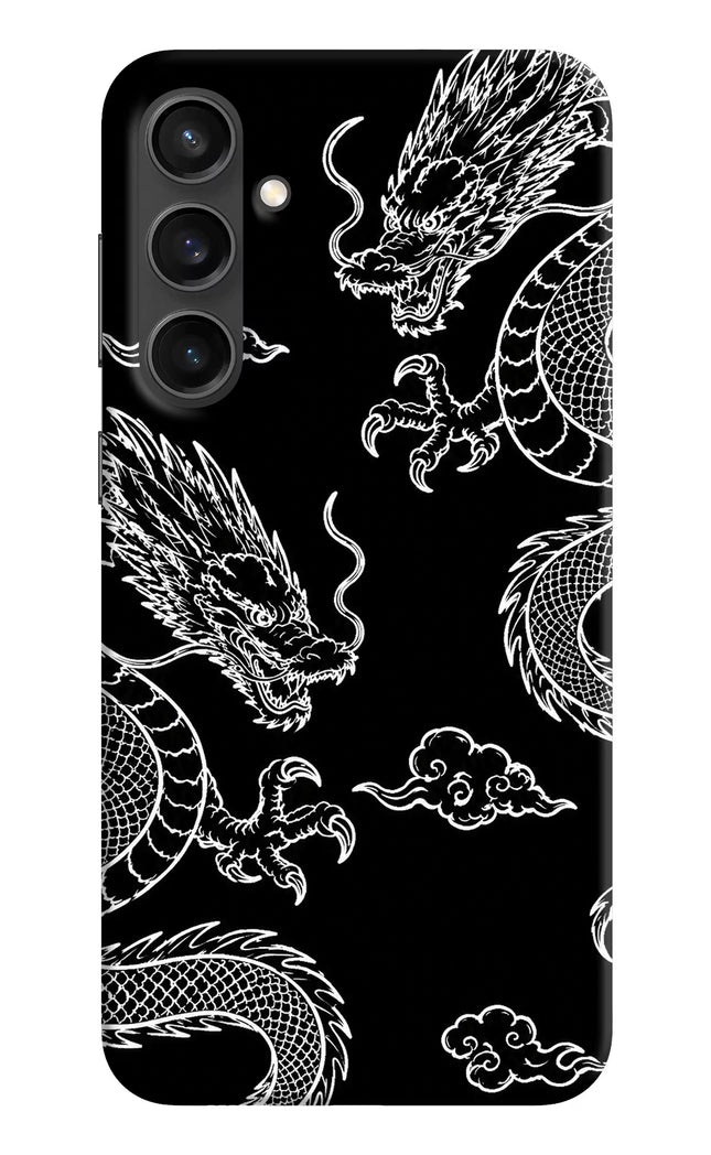 Twin Dragons Samsung S23 FE 5G Hard Case Back Cover by Casekaro