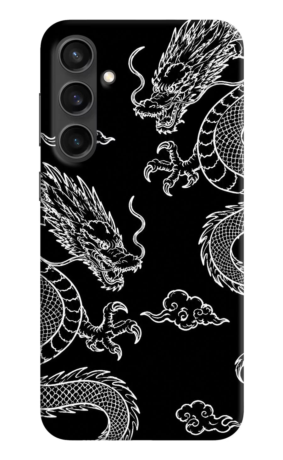 Twin Dragons Samsung S23 FE 5G Back Cover, Hard case