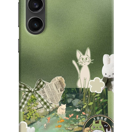 Aesthetic anime Samsung S23 FE 5G Hard Case Back Cover by Casekaro